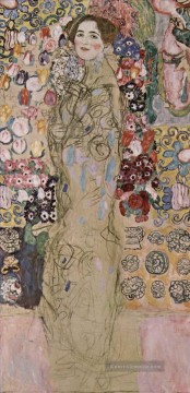 Gustave Klimt Werke - Portrat der Maria Munk Symbolik Gustav Klimt